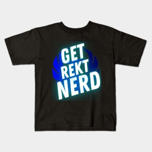 Get rekt nerd shirt Kids T-Shirt